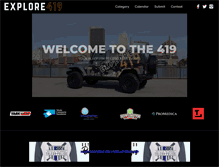 Tablet Screenshot of explore419.com